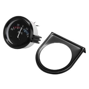 Ammeter Gauge, 12V Universal 52m/2in 60-0-60 Vehicle AMP Ampere Meter Ammeter Gauge