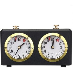 Chess Timer, Professional Chess Clock Game Timer Analogue Clock Chess Timer I-GO Count Up Count Down Timer, International Chess Timer Clock