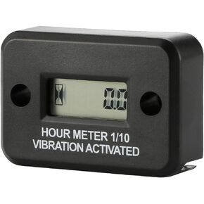 AIMILAR Vibration Hour Meter - Waterproof Hourmeter for Gas Diesel Engine Motors Lawn Mower Air Compressor