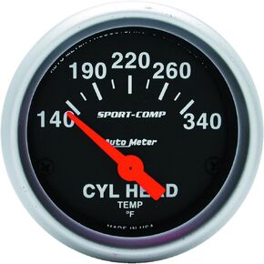 Auto Meter 3336 Sport-Comp Electric Cylinder Head Temperature Gauge