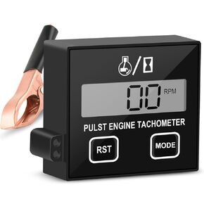 مقياس سرعة الدوران الرقمي - مقياس سرعة الدوران بالمنشار مقياس سرعة الدوران الرقمي عداد السرعة النبضي لسلسلة المنشار كروبر مولد جزازة العشب RV ATV الترابية دراجة موتوكروس قارب جرار (100-30000 دورة في الدقيقة) in Kuwait