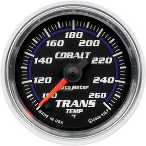 Auto Meter 6157 Cobalt Electric Transmission Temperature Gauge