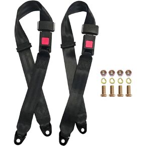 Cartroller 2 Pack Universal Golf Cart Seatbelt for UTV, Yamaha, Seat Belt Kit Fits Most Golf Cart