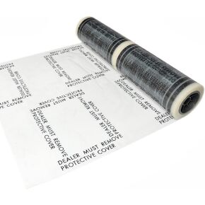4 mil Adhesive Car Carpet Protector Film Roll, Sticky Car Floor Mats Protector Cover Sheets, 24" x 200'