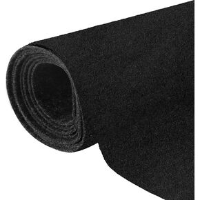 78"x25" Black Underfelt Carpet for Speaker,Sub Box Carpet, Auto,RV,Boat,Marine,Truck,Car Trunk Felt Liner Carpet