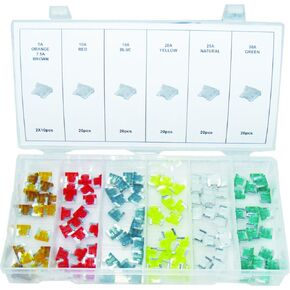 Swordfish 51150-120pc Low Profile Mini Fuse Assortment