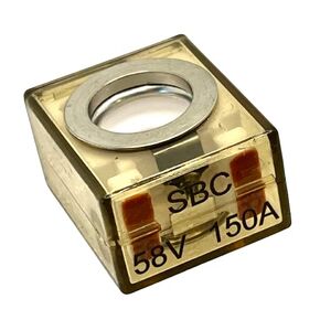 South Bend Components 60A Marine Rated Battery Fuse (MRBF) and Terminal Block Combo Pack, 58V DC Max, IP66, Ignition Protected (1-Pack)
