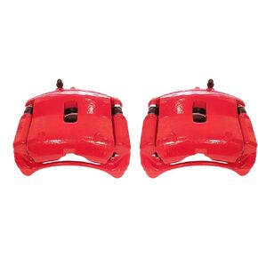 Power Stop Front S2644 Pair of High-Temp Red Powder Coated Calipers