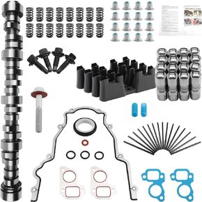مجموعة عمود الحدبات المرحلة 2 من ميكانيكا قذرة متوافقة مع 1997-2007 GM Chevy LS1 4.8 5.3 5.7 6.0 6.2 V8 LSX يستبدل # E1840P، E-1840-P، PAC-1218، HL2148S، PR-15740S