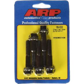 ARP 1303202 Water Pump Bolt Kit, Hex Style, Chrome Moly Steel With Black Oxide Finish, For Select Chevrolet V8 Applications