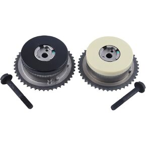 FEIDKS Engine Variable Timing Sprocket Cam Camshaft Phaser Gear Fit for Buiick Regal Chevrolet Cobalt Equinox Malibu HHR Pontiac G6 2.0L 2.4L 2pcs Set | OE# 12578515 12578516, 917-270 917-254
