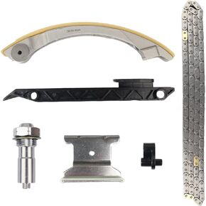 Autoround TKC8002 Engine Timing Chain Kit w/Chain Guide Rail Tensioner Sprocket fit for Chevy, GMC, Buick, Pontiac, Saturn, Saab - Malibu/Equinox/Impala/Terrain/Regal/LaCrosse/Cobalt 2.0L 2.2L 2.4L