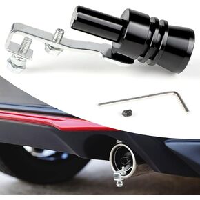 1 قطعة صفارة عادم توربو عالمية - محاكي عادم صوت السيارة صفارة توربو، محاكي صمام النفخ، عادم صوت توربو عالمي من سبائك الألومنيوم in Kuwait