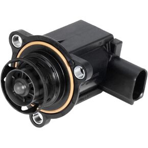 06H145710D Turbocharger Bypass Valve, Cutoff Bypass Diverter Valve, Compatible with Audi A4 TT VW CC Eos GTI Jetta Passat Tiguan Beetle 2.0L, Replaces 06H145710C