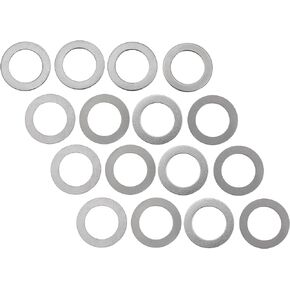 1/2x28 Barrel Shim Muzzle Brake Alignmen Shims Kit, 16 Pcs