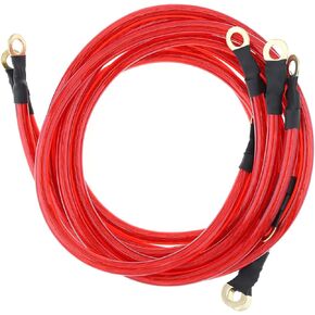 DriSentri 5 Point Car Universal Earth Ground Cables Grounding Wire System Kit High Performance Improve Power for Car Truck, Blue