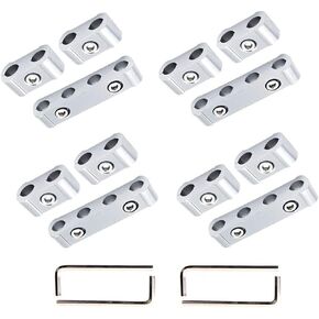 Aitruman Automotive Spark Plug Looms Separator Divider Kit for 8mm 9mm 10mm Wire，Fixed and Organized The Engine Wires-Blue Aluminium Alloy 12PCS