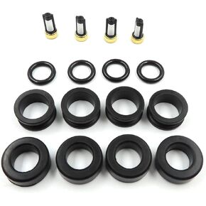 HiSport Fuel Injector Service Repair Kit Orings Filters compatible with Suzuki Chevrolet TOYOTA Mazda