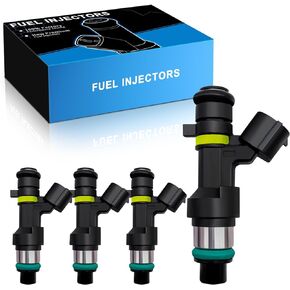 YZHIDIANF 16600-EN200 1.8L 2.0L Fuel Injectors Fits For:-Nissan Cube 2009-2014 1.8L, NV200 2013-2017 2.0L, Sentra 2007-2012 2.0L, Versa 2007-2012 1.8L, Replacement FJ1056 FBY2850 (Set of 4)