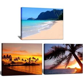 OKEXCKK Four Seasons Landscape Canvas Wall Art Decor - Spring Summer Autumn Winter Colorful Tree Painting Modern Nature Forest Prints Artwork Picture for Bathroom Office Decoration