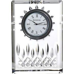 Waterford Lismore Clock, 4.5", Clear