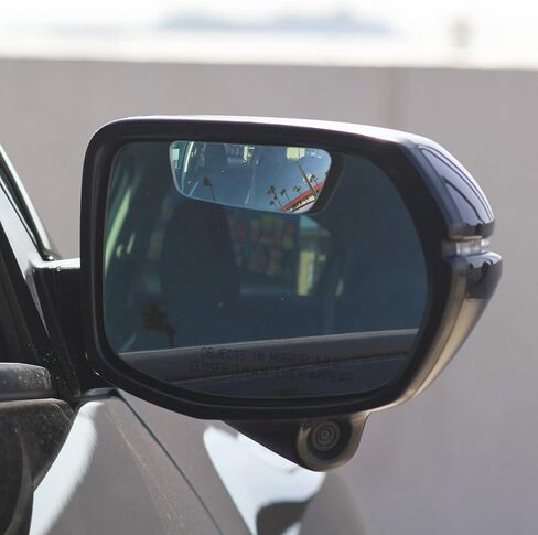 "Rhombus 4000" Car Blind Spot Mirror by Safe View Company - Change Lanes w Confidence, Frameless HD Convex Glass, Seamlessly Contours to Rear View Side Mirrors, Peel & Stick (2Pack) in Saudi Arabia
