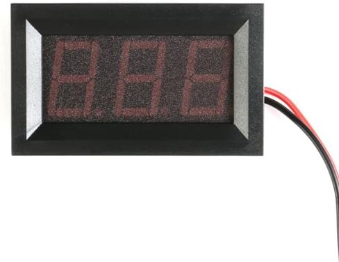 5pcs 0.56" Digital Voltmeter Ammeter DC 4.5-30V Voltage Current Meter Tester 0.56 Inch 3 Bits Red Dual LED Display with Connect Wire for DIY in Saudi Arabia
