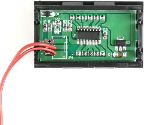 5pcs 0.56" Digital Voltmeter Ammeter DC 4.5-30V Voltage Current Meter Tester 0.56 Inch 3 Bits Red Dual LED Display with Connect Wire for DIY in Saudi Arabia