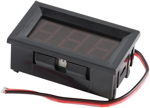 5pcs 0.56" Digital Voltmeter Ammeter DC 4.5-30V Voltage Current Meter Tester 0.56 Inch 3 Bits Red Dual LED Display with Connect Wire for DIY in Saudi Arabia