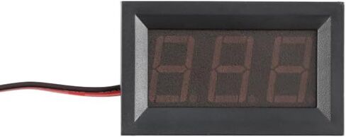 5pcs 0.56" Digital Voltmeter Ammeter DC 4.5-30V Voltage Current Meter Tester 0.56 Inch 3 Bits Red Dual LED Display with Connect Wire for DIY in Saudi Arabia