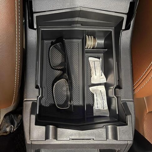 صينية تنظيم وحدة التحكم المركزية بتصميم مطور من JKCOVER متوافقة مع Subaru Forester 2024 2023 2022 2021 2020 2019 صندوق تخزين داخلي لمسند الذراع وملحقات سهلة الإزالة in Saudi Arabia