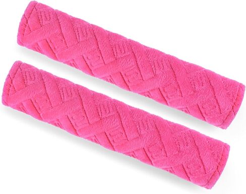 surpassme Car Seat Belt Pads Cover, 2 Pack Seat Belt Shoulder Strap Covers Protector to Release Stress to Your Neck and Shoulder for a Safety Driving (Black) in Saudi Arabia
