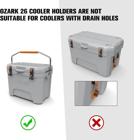 لتركيب دعامة تبريد RZR لـ Ozark 26 Quart RZR Polaris XP Turbo RZR حامل تبريد لأقواس تبريد RZR ليس لـ 2021 ألومنيوم عالي الكثافة 2 قطعة in Kuwait