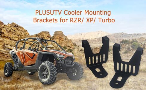 لتركيب دعامة تبريد RZR لـ Ozark 26 Quart RZR Polaris XP Turbo RZR حامل تبريد لأقواس تبريد RZR ليس لـ 2021 ألومنيوم عالي الكثافة 2 قطعة in Kuwait