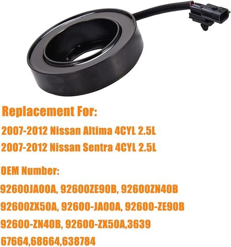 AC A/C Compressor Clutch Coil For Nissan Altima 2007-2012,for Sentra 2007-2011 in Saudi Arabia