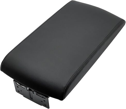 Nakkaa Center Console Armrest Lid Cover Replaces FA8Z7406024AB FA8Z-7406024-AB Compatible with 2013-2019 Black Leather in Saudi Arabia