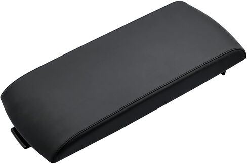 Nakkaa Center Console Armrest Lid Cover Replaces FA8Z7406024AB FA8Z-7406024-AB Compatible with 2013-2019 Black Leather in Saudi Arabia