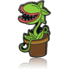 PLITI Little Shop Horror Gift Piranha Flower Gift Broadway Musical Gift Chomper Brooch Pin For Spooky Horror Musical Fans
