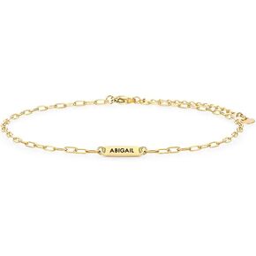 Anklet Bracelets for Women Stainless Steel Name Anklets for Female Minimalist Bar Friendship Jewelry