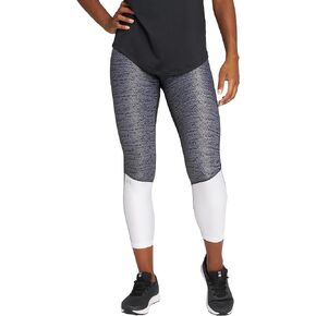 Under Armour Women's HeatGear Armour Jacquard Ankle Crop Capri Leggings in Saudi Arabia