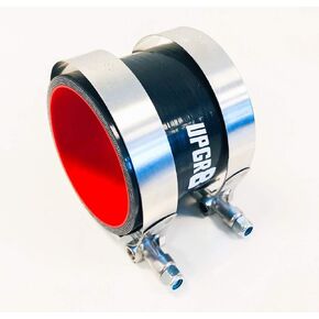 Upgr8 Universal 4-Ply عالي الأداء 3.25 بوصة خرطوم سيليكون مستقيم 83 مم + مشبك T-Bolt (3.25 بوصة أسود) in Kuwait