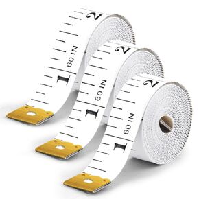 3PCS Cloth Measuring Tape for Body Measurements，150CM/59 INCH Measuring Tape Soft & Clothes Measuring Tape for Weight Loss, Measuring Tape Soft & Soft Measuring Tape for Body Measurements ﻿