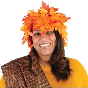 Beistle Fall Leaf Wig