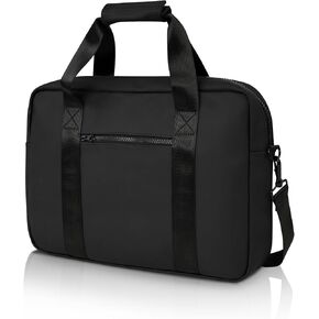 ELEZAY PU Leather Laptop Messenger Bag - Water-Resistant, Fits 15.6-inch Laptops, Ideal for Business Travel in Kuwait