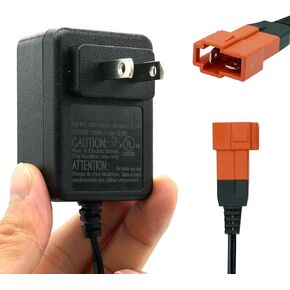 12-Volt Charger for Ride On Car Toys,12V Battery Charger for Kids Electric Vehicle Power Adapter Red Square Plug,UL Certification