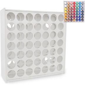 2pack Acrylic Paint Organizer 49 Holes Craft Paint Storage for for Apple Barrel, Folkart 2oz Craft Paints