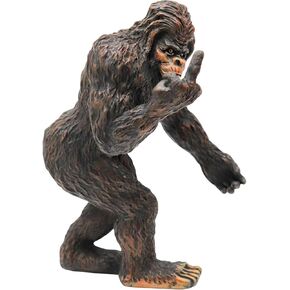 5.7 Inch Middle Finger Gorilla Statue, Funny Resin Garden Chimpanzee Ornaments, Decoration Sasquatch Sculpture for Home Desktop Garden Yard Office Desk
