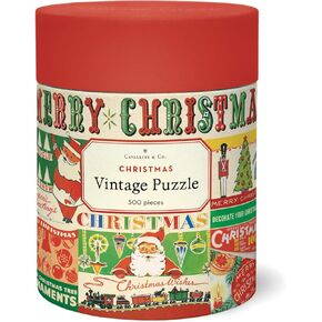 Cavallini & Co. Vintage Christmas 500 Piece Puzzle, Multi
