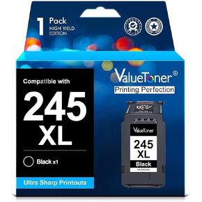 Valuetoner Remanufactured Ink Cartridge Replacement for HP 63 XL 63XL High Yield for Envy 4520 4512 4516 Officejet 5260 5252 3830 3833 4655 5255 Deskjet 1112 2130 3630 3634 Printer (Black, 2-Pack)