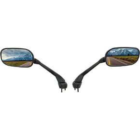 Replacement Side Mirrors for Yamaha 2006 2007 2008 2009 2010 2012 2013 2014 FZ1 2015 FZS1 FZS10 Black Rear View Mirror Assembly